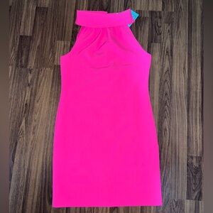 Sail to stable hot pink dress